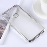 Ultra-thin Electroplating Soft TPU Protective Back Cover Case for Xiaomi Redmi Note 7 (Silver)