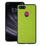 Shockproof Cloth Texture PC+ TPU Protective Case for Xiaomi Mi 8 Lite(Green)