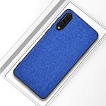 Shockproof Cloth Texture PC+ TPU Protective Case for Xiaomi Mi 9(Dark Blue)