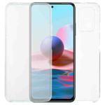 For Xiaomi Redmi Note 10 PC+TPU Ultra-Thin Double-Sided All-Inclusive Transparent Case