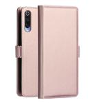 DZGOGO MILO Series PC + PU Horizontal Flip Leather Case for Xiaomi Mi 9, with Holder & Card Slot & Wallet(Rose Gold)