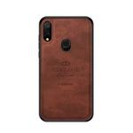 PINWUYO Shockproof Waterproof Full Coverage PC + TPU + Skin Protective Case for Xiaomi Redmi Note 7(Brown)