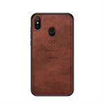 PINWUYO Shockproof Waterproof Full Coverage PC + TPU + Skin Protective Case for Xiaomi Redmi Note 6 Pro (Brown)