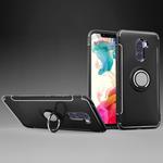 Anti-fall Car Magnetic Case with 360 Degree Rotating Armor Ring for Xiaomi Pocophone F1(Black)