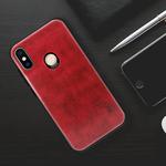 MOFI Shockproof PU Paste PC Case for Xiaomi Redmi Note 5 Pro / Note 5(Red)