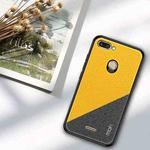MOFI Honors Series Full Coverage TPU + PC + Cloth Pasted Case for Xiaomi Redmi 6 (Yellow)