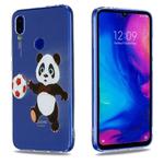 High Transparent Painted Football Panda Pattern TPU Case for Xiaomi Redmi Note 7 / Redmi Note 7 Pro