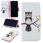 Colored Drawing Eagle on The Tree Pattern Horizontal Flip Leather Case for Xiaomi Redmi Note 7 / Redmi Note 7 Pro, with Holder & Card Slots & Wallet
