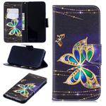 Colored Drawing Big Butterfly Pattern Horizontal Flip Leather Case for Xiaomi Redmi Note 7 / Redmi Note 7 Pro, with Holder & Card Slots & Wallet
