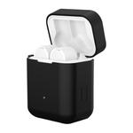 Silicone Earphones Charging Box Protective Case for Xiaomi Air(Black)