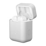 Silicone Earphones Charging Box Protective Case for Xiaomi Air(White)