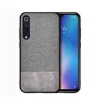 Shockproof Splicing PU + Cloth Protective Case for Xiaomi Mi 9(Grey)