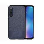 Shockproof Splicing PU + Cloth Protective Case for Xiaomi Mi 9(Blue)