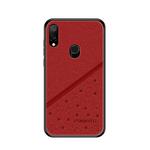 PINWUYO Full Coverage Waterproof Shockproof PC+TPU+PU Protective Case for Xiaomi Redmi 7 (Red)
