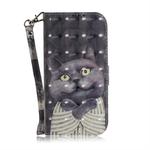 Cat Pattern 3D Coloured Drawing Horizontal Flip Leather Case for Xiaomi Redmi 7, with Holder & Card Slots & Wallet