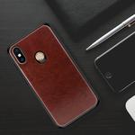MOFI PC+TPU+PU Leather Case for Xiaomi Redmi 6 Pro(Dark Brown)