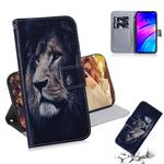 Lion Pattern Coloured Drawing Horizontal Flip Leather Case for Xiaomi Redmi 7, with Holder & Card Slots & Wallet