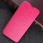 MOFI Crazy Horse Texture Horizontal Flip Shockproof Leather Case for Xiaomi Play, with Holder(Rose Red)