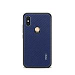 MOFI Cloth Surface + PC + TPU Case for Xiaomi Mi 8(Blue)