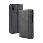 Magnetic Buckle Retro Crazy Horse Texture Horizontal Flip Leather Case for Xiaomi Redmi 7, with Holder & Card Slots & Photo Frame (Black)