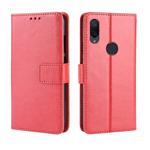 Retro Crazy Horse Texture Horizontal Flip Leather Case for Xiaomi Redmi 7, with Holder & Card Slots & Photo Frame (Red)