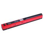 iScan01 Mobile Document Handheld Scanner with LED Display, A4 Contact Image Sensor(Red)