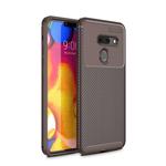 Beetle Series Carbon Fiber Texture Shockproof TPU Case for LG G8 ThinQ