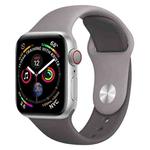 Double Color Silicone Watch Band for Apple Watch Series 3 & 2 & 1 42mm (Light Grey+Dark Gray)