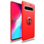 Magnetic 360 Degree Rotation Ring Holder Armor Shockproof TPU Case for Galaxy S10 5G (Red)