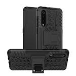 Tire Texture TPU+PC Shockproof Phone Case for Xiaomi Mi 9, with Holder