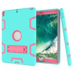 Contrast Color Silicone + PC Shockproof Case for iPad Air 2019 10.5 inch / Pro 10.5 inch, with Holder