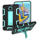Contrast Color Silicone + PC Shockproof Case for Galaxy Tab A 8.0 (2018) / T387, with Holder