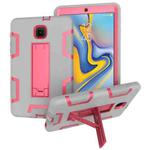 Contrast Color Silicone + PC Shockproof Case for Galaxy Tab A 8.0 (2018) / T387, with Holder