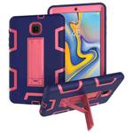 Contrast Color Silicone + PC Shockproof Case for Galaxy Tab A 8.0 (2018) / T387, with Holder