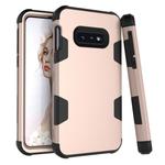 Contrast Color Silicone + PC Shockproof Case for Galaxy S10e (Gold)