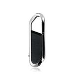 MicroDrive 32GB USB 2.0 Creative Carabiner Metal USB Flash Drives U Disk (Black)