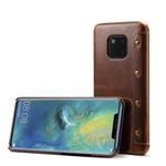 Oil Wax Cowhide Horizontal Flip Leather Case for Huawei Mate 20 Pro, with Card Slots & Wallet