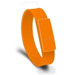 MicroDrive 4GB USB 2.0 Fashion Bracelet Wristband U Disk (Orange)