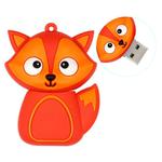 MicroDrive 4GB USB 2.0 Creative Cute Fox U Disk