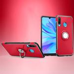 Magnetic 360 Degrees Rotation Ring Armor Phone Protective Case for Huawei P30 Lite / Nova 4e(Red)