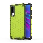 Shockproof Honeycomb PC + TPU Protective Case for Huawei P30 (Green)