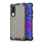 Shockproof Honeycomb PC + TPU Protective Case for Huawei P30 (Grey)
