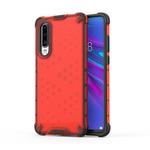 Shockproof Honeycomb PC + TPU Protective Case for Huawei P30 (Red)