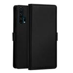 DZGOGO MILO Series PC + PU Horizontal Flip Leather Case for Huawei Honor 20 pro, with Holder & Card Slot & Wallet (Black)