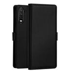 DZGOGO MILO Series PC + PU Horizontal Flip Leather Case for Galaxy Note 10, with Holder & Card Slot & Wallet (Black)