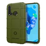 Shockproof Rugged Shield Full Coverage Protective Silicone Case for Huawei Nova 5i / P20 Lite 2019 (Green)