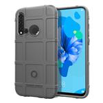 Shockproof Rugged Shield Full Coverage Protective Silicone Case for Huawei Nova 5i / P20 Lite 2019 (Grey)
