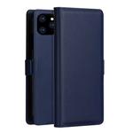 DZGOGO MILO Series PC + PU Horizontal Flip Leather Case for iPhone 11 Pro, with Holder & Card Slot & Wallet (Blue)