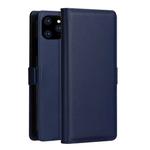 DZGOGO MILO Series PC + PU Horizontal Flip Leather Case for iPhone 11, with Holder & Card Slot & Wallet (Blue)