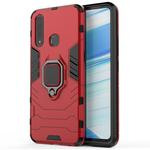 PC + TPU Shockproof Protective Case for Vivo Z5X, with Magnetic Ring Holder (Red)